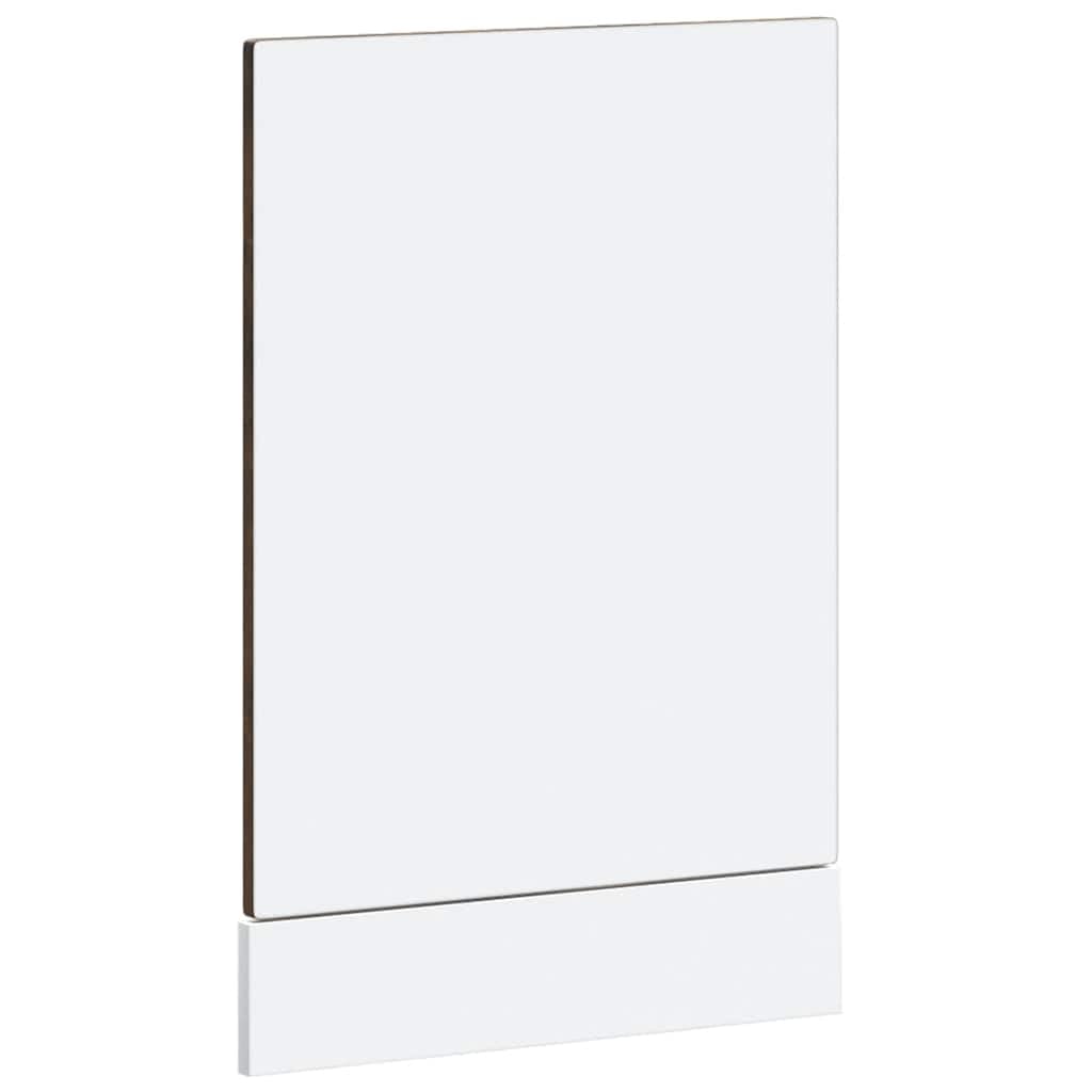 Geschirrspülerblende Porto Spülmaschinenfront für teilintegrierte Einbaugeschirrspüler Frontblende aus Holzwerkstoff Räuchereiche Optik 45 x 1,5 x 57 cm Küchenfront