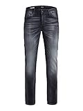 Slim Fit Herren Jeans von Jack & Jones aus pflegeleichter Baumwollmischung mit niedriger Bundhöhe.