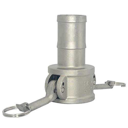 Dsmpipeft Hose Barb Fitting C-Type Trash Pump Fittings, 316 Stainless Steel, Female Cam Lock. (1-1/2") by Dsmpipeft - Used condition - Image 2