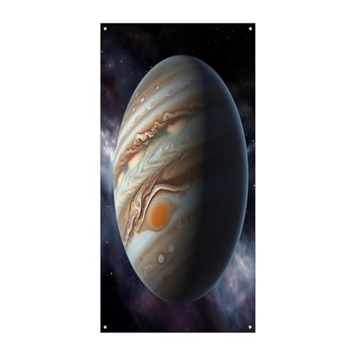 Toile de fond amusante Jupiter : banni&egrave;re grand format 90 x 180 cm pour int&eacute;rieur