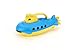 Green Toys Submarine in Yellow & blue - BPA Free, Phthalate Free, Bath Toy with Spinning Rear Propeller. Safe Toys for Toddlers, Babies