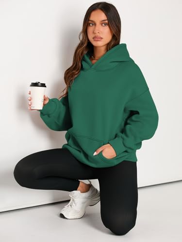 Image of EFAN Women's Oversized Comfort Fleece Hoodies, Cozy Trendy Pullover Sweatshirts with Pockets For Fall & Winter
