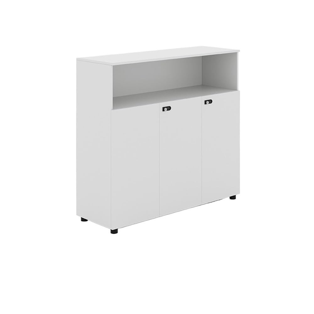 Aioneer File Cabinet Three Cabinet Doors With Partition Wooden Short File Cabinet Office Data Sundry Storage Cabinet Filing Cabinet