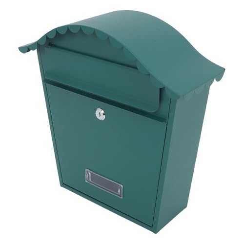 Boîte aux lettres murale extérieure étanche verte Veemoon pour courrier - 2
