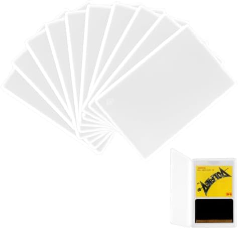 10 Pack Eco-Friendly PP Game Card Sleeves, Compatible with Turbografx-16 (TurboChips), PC Engine (HuCard), SG-1000 and Sega Master System, Durable Protective Covers for Retro Game Cards image 5