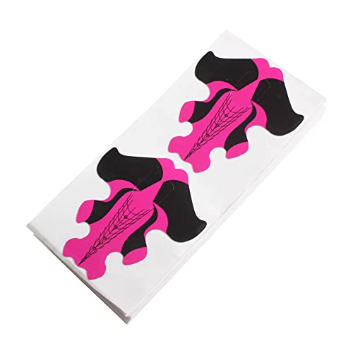 Yigo 100Pcs Nail Form Extension Sticker Self-Adhesive Nail Tips Guide, Gel Nail Stickers For Poly Gel/Extension/Acrylic Nail Molds Builder, Nail Art Equipment For Salon #TOP1