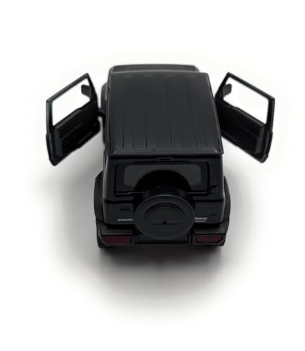 Generisch Modellauto kompatibel mit Suzuk Jimny SUV Fahrzeug Miniatur Auto Maßstab 1:34-39 schwarz