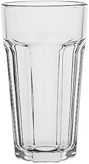 AmazonCommercial All-Purpose Drinking Glass Tumbler, 659 ml, Set of 6