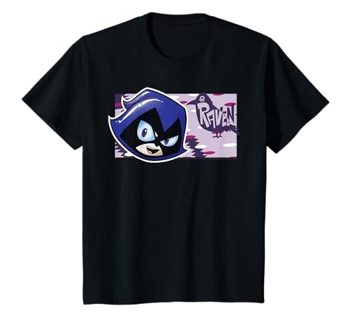 Kids DC Comics Teen Titans Go! Raven Character Panel T-Shirt