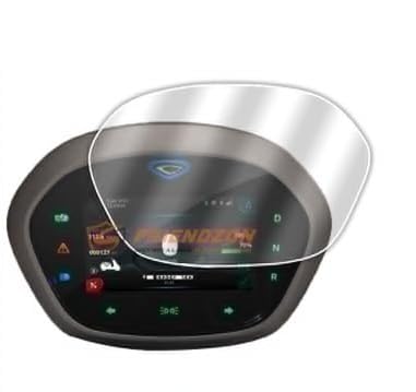 FriendZon Screen Guard Full Screen Protector For Bajaj Chetak Premium 2024 || Motorcycle Dashboard Instrument Cluster Protector || Scratch Guard || Anti-Fingerprint (Pack of 1) [Not Tempered Glass]