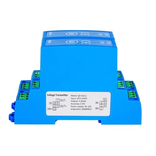 Transmetteur de tension 4-20mA DC24V pour capteur de tension CC CA de 5V à 1000V - 3