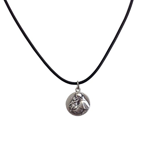SAINT ANTHONY OF PADUA MEDAL - THE PATRON SAINTS MEDALS - 100% MADE IN ITALY (Saint Anthony with Cord)