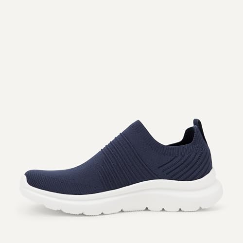 Amazon Essentials Women's Slip-On Lightweight Knit Walking Shoes, Navy, 7.5 - image 4
