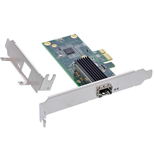 InLine Gigabit Netzwerkkarte mit SFP-Port & PCIe x1 für Glasfaser, 51129A