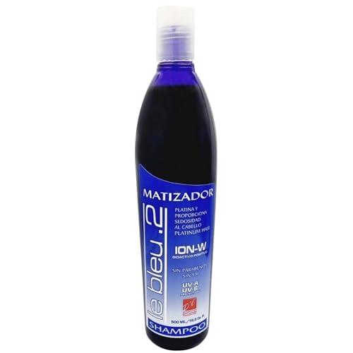Five Brothers Products Le Bleu Dconde Purple Toning Shampoo 16.9 fl oz Matizador Para Cabello Rubio, Blonde Toner Adds Shine & Provides Silkiness, Salt Free