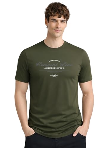 Image of ADRO Mens Printed T-Shirts Pack of 3 | 100% Cotton Regular Fit Graphic Tshirt | Breathable Stylish Casual T Shirt Gym Travel Summer T Shirts