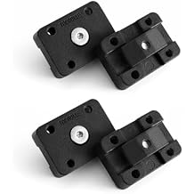 Mounting Bracket Base for MOLLE Panel, MOLLE Accessories Adapter Mount for Fire Extinguisher Mount Gun Rack Gas Can Holder, 4-Pack