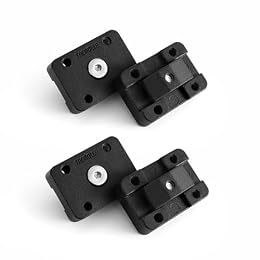TACMOLLE Mounting Bracket Base, MOLLE Accessories for MOLLE Panel, 4-Pack