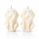 Velas Esculturales, Set de 2 Velas