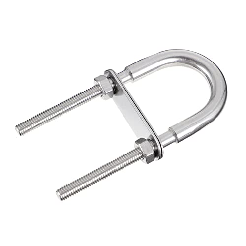 LIFKOME Industrial U Bolt Clamp U Shaped Tubes Fastener for Automotive and Industrial Use Suitable for Piping