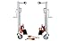 Manual Furniture Mover (Set of 2), 1100 lb. Cap, Aluminum, 12