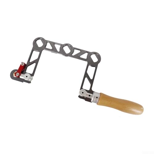 Mini sega a scorrimento per la lavorazione del legno con telaio a forma di U e lama in lega di acciaio per tagli stretti, per la creazione di gioielli e progetti fai da te (7,6 cm)