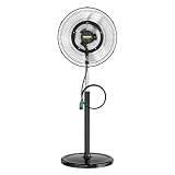 ROVSUN 18 inch Pedestal Misting Fan