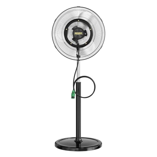 ROVSUN 18-Inch Outdoor Misting Pedestal Fan