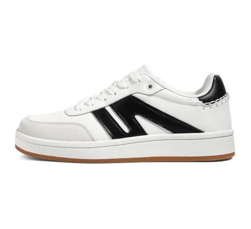 Image of LUCKY STEP Women Retro Gum Sole Fashion Sneakers