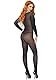 Leg Avenue 8297 - Durchscheinend Langärmliges Bodystocking