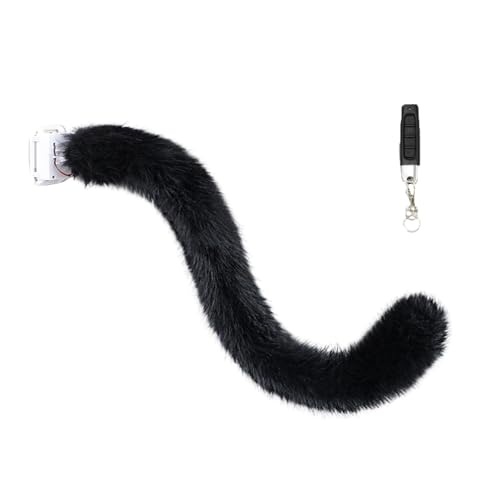 Cola de gato anime de felpa con control remoto para accesorios de cosplay