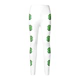 Generisch St Day Leggings für Mädchen als Bequeme Yogahose zum Spielen Feiern Sport (White, 5-6 Years)