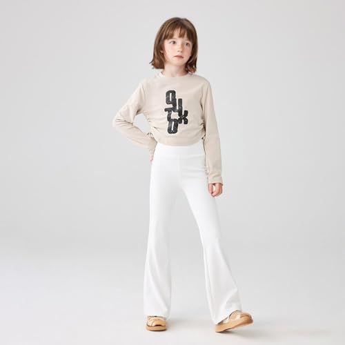 Girls Leggings Yoga Pants Soft Comfy Full Length Stretchy Breathable Active Wear for Kids Toddler Play School3