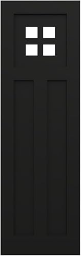 Miniatura 5 de Ekena Millwork TFP001ST18X066BL - Persianas de montaje fijo de PVC San Antonio Mission Style de ajuste verdadero, (por par de herramientas no