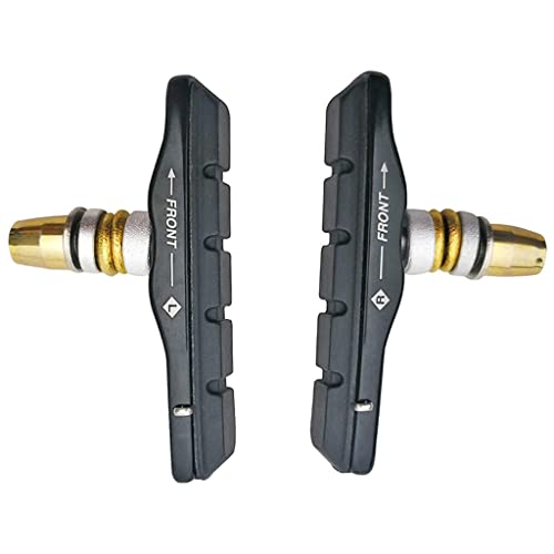 KiBcsLic Mountain Bike Brake Pads Blocks, Blocks Shoes Brake Pads, Black