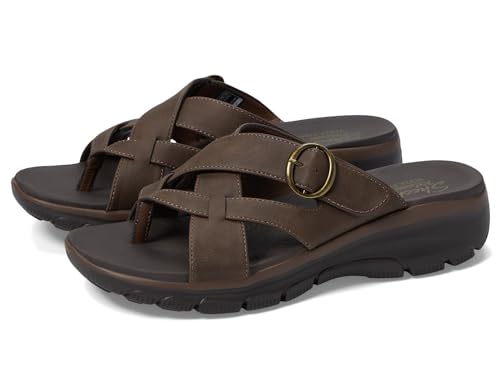 Tongs Skechers Easy Going Sundown pour femme en coloris chocolat pointure 35.5