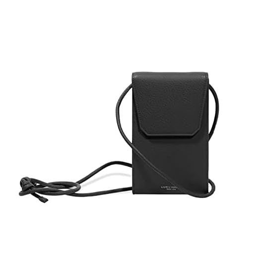 CAMPO MARZIO - Porta Smartphone Con Tracolla - Nero