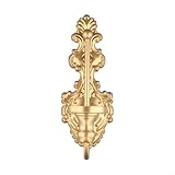 Gettimore Rustikaler Wandkerzenhalter für Stabkerzen, Vintage-Stil für jeden Raum, goldfarben