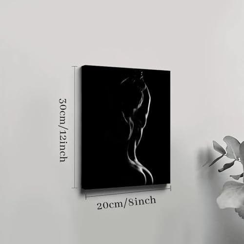 Art noir et blanc pour salon moderne : fixations simples incluses - 5