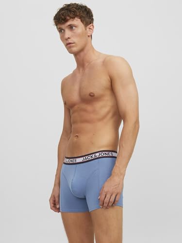 Bóxer Hombre JACK & JONES Jacmarco Solid Trunks Noos Pack de 3 Calzoncillos de Algodón Negro 7
