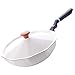 YIMINGYANG Multi Funkcja Aluminiowa Wok Kamień Wyprowadzony Non Stick Powłoka SAUTE PAN z pokrywą odpowiednią do użytku na indukcjach gazowych elektrycznych i ceramicznych płytach, niebieski