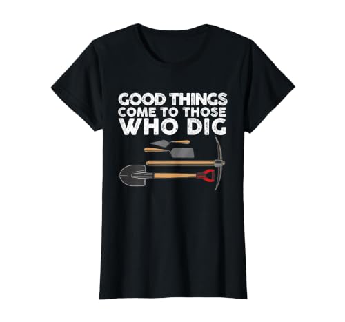 Funny Archaeology for Men Women Anthropology Archaeologist T-Shirt, Women, Black, X-Large
