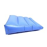 Inflable, durable y seguridad Mr.LQ Cojín antiescaras Inflable cojín Giratorio triángulo Anciano cojín de enfermería,Blue