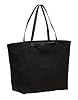 Liebeskind Berlin Damen-Shopper „Aurora“ – Große Canvas-Tasche Damen mit Reißverschlussfach und Leder-Schulterriemen – Shopper Bag Women – Passend für Laptops bis 16 Zoll – Light Bag, 01 Black 1 #3