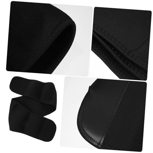 Faja deportiva de soporte lumbar y abdomen negro miniatura 6