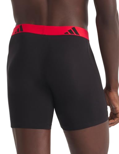Image of Adidas Men's Boxer Shorts (Pack of 3) Boxer Brief Cyclist Underwear (Size S - 3XL) - Comfortable Underwear Men