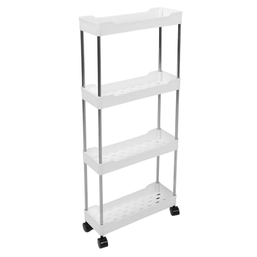 Chariot utilitaire pour espaces étroits et rangement de buanderie - 4