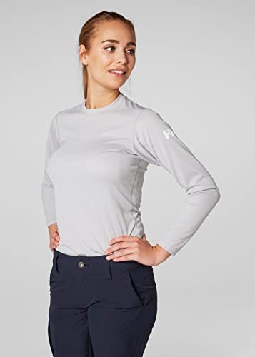 Helly Hansen Women's Tech Crew, cinza claro, médio