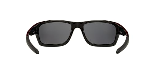 Oakley Man Sunglasses Polished Black Frame, Black Iridium Polarized Lenses, 60MM4