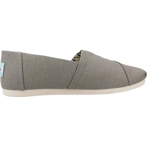 TOMS Men's Alpargata Classic Espadrilles, Heritage Grey Vetiver Canvas, 43 EU4